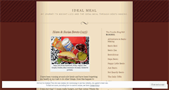 Desktop Screenshot of idealmeal.wordpress.com