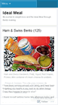 Mobile Screenshot of idealmeal.wordpress.com