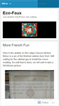 Mobile Screenshot of ecofaux.wordpress.com