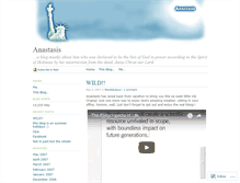 Tablet Screenshot of anastasis.wordpress.com