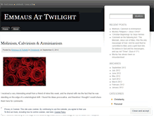 Tablet Screenshot of emmausattwilight.wordpress.com