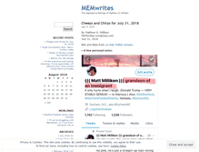 Tablet Screenshot of memwrites.wordpress.com
