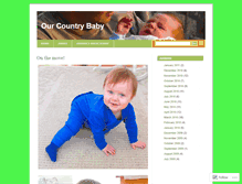 Tablet Screenshot of countrybaby.wordpress.com