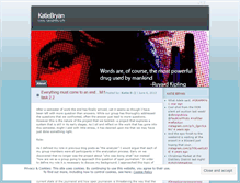 Tablet Screenshot of katiebryan.wordpress.com