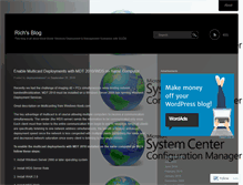 Tablet Screenshot of deploywindows7.wordpress.com