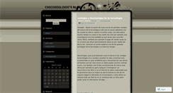 Desktop Screenshot of chicosigloxxi.wordpress.com