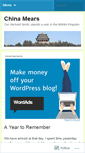 Mobile Screenshot of chinamears1.wordpress.com