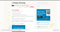 Desktop Screenshot of happyashtanga.wordpress.com