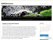 Tablet Screenshot of ecmdirections.wordpress.com