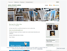 Tablet Screenshot of kmapostcards.wordpress.com