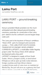 Mobile Screenshot of lamuport.wordpress.com