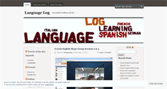 Desktop Screenshot of langlearnlog.wordpress.com