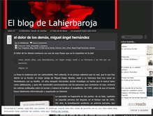 Tablet Screenshot of lahierbaroja.wordpress.com