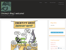 Tablet Screenshot of chickeypop.wordpress.com