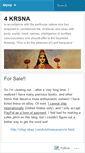 Mobile Screenshot of 4krsna.wordpress.com