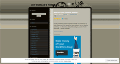 Desktop Screenshot of joywomack.wordpress.com