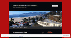 Desktop Screenshot of hobiebarnes.wordpress.com