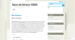 Desktop Screenshot of bboards.bancdebinary10005.wordpress.com