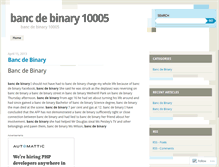 Tablet Screenshot of bboards.bancdebinary10005.wordpress.com