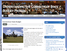 Tablet Screenshot of ctbudgetprocess.wordpress.com