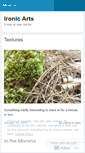 Mobile Screenshot of ironicarts.wordpress.com