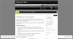 Desktop Screenshot of pistolsandmore.wordpress.com