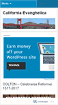 Mobile Screenshot of californiaevanghelica.wordpress.com