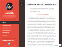 Tablet Screenshot of anecdos.wordpress.com