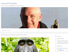 Tablet Screenshot of cliveelliott.wordpress.com