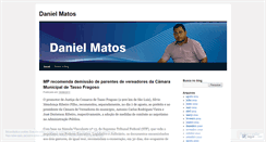 Desktop Screenshot of blogdanielmatos.wordpress.com