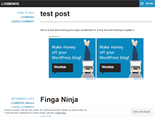 Tablet Screenshot of losbenos.wordpress.com