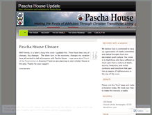 Tablet Screenshot of paschahouse.wordpress.com