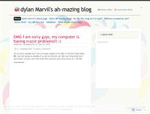 Tablet Screenshot of dylanmarvilsahmazingblog209.wordpress.com