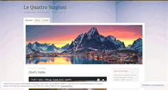 Desktop Screenshot of lequattrostagioni.wordpress.com