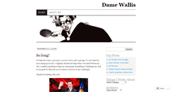 Desktop Screenshot of damewallis.wordpress.com