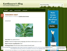 Tablet Screenshot of kartikaayoe.wordpress.com