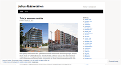 Desktop Screenshot of juliusjaaskelainen.wordpress.com