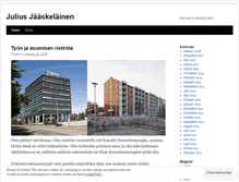 Tablet Screenshot of juliusjaaskelainen.wordpress.com
