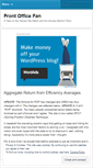 Mobile Screenshot of frontofficefan.wordpress.com
