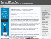 Tablet Screenshot of frontofficefan.wordpress.com