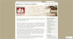 Desktop Screenshot of bibliotecacamposdojordao.wordpress.com