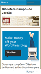 Mobile Screenshot of bibliotecacamposdojordao.wordpress.com