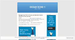 Desktop Screenshot of oceanecho1.wordpress.com