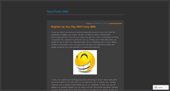 Desktop Screenshot of aboutfunnysms.wordpress.com