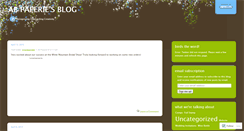Desktop Screenshot of abpaperie.wordpress.com