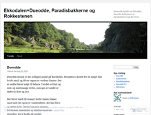 Tablet Screenshot of ekkodalenbornholm.wordpress.com