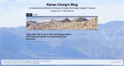 Desktop Screenshot of kieranchung.wordpress.com