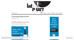 Desktop Screenshot of latinpratt.wordpress.com