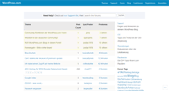 Desktop Screenshot of de.forums.wordpress.com