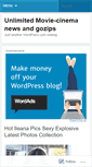 Mobile Screenshot of cinegozip.wordpress.com